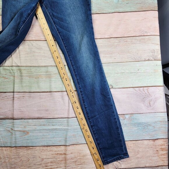 Athleta Sculpttek Ultra Skinny Jeans Size 2 True Blue Denim Stretch Womens Pants - Picture 10 of 12
